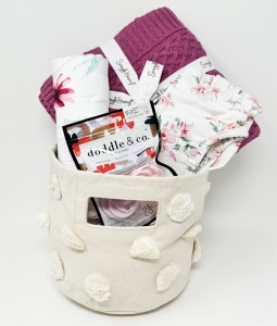 Pink Floral - Gift Basket