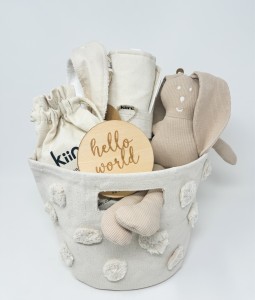 Cream Wooden - Gift Basket